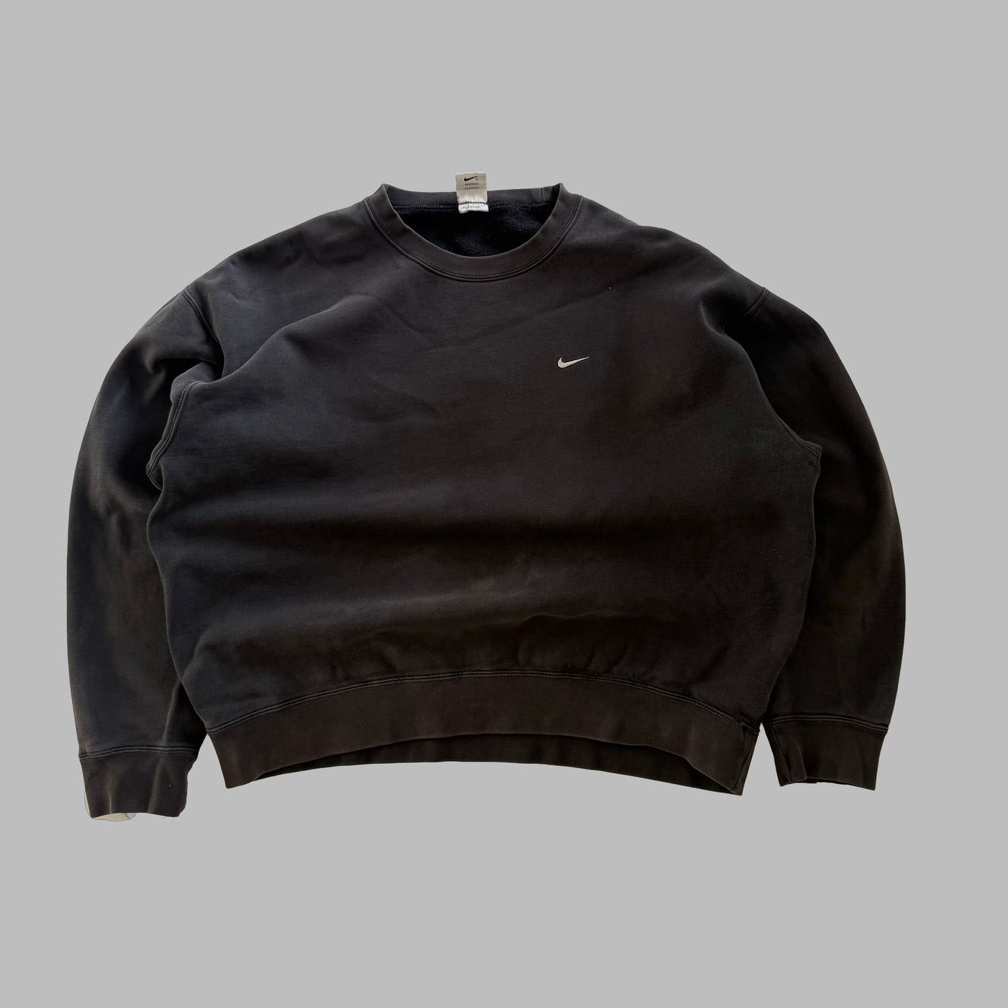 90s Nike Single Swoosh Heavyweight Sweatshirt - L