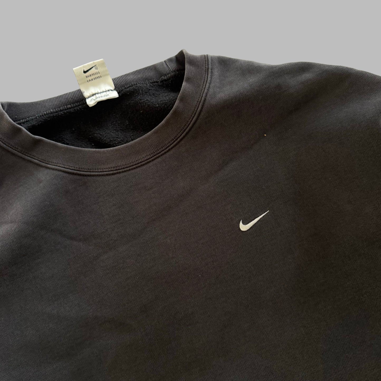90s Nike Single Swoosh Heavyweight Sweatshirt - L
