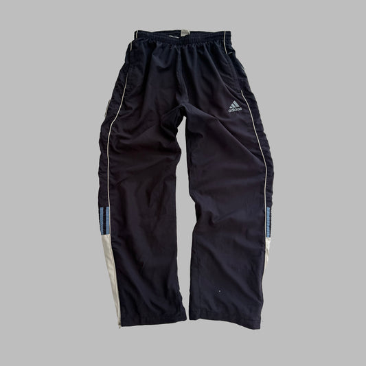 90s Adidas Equipment Striped Baggy Track Pants - M