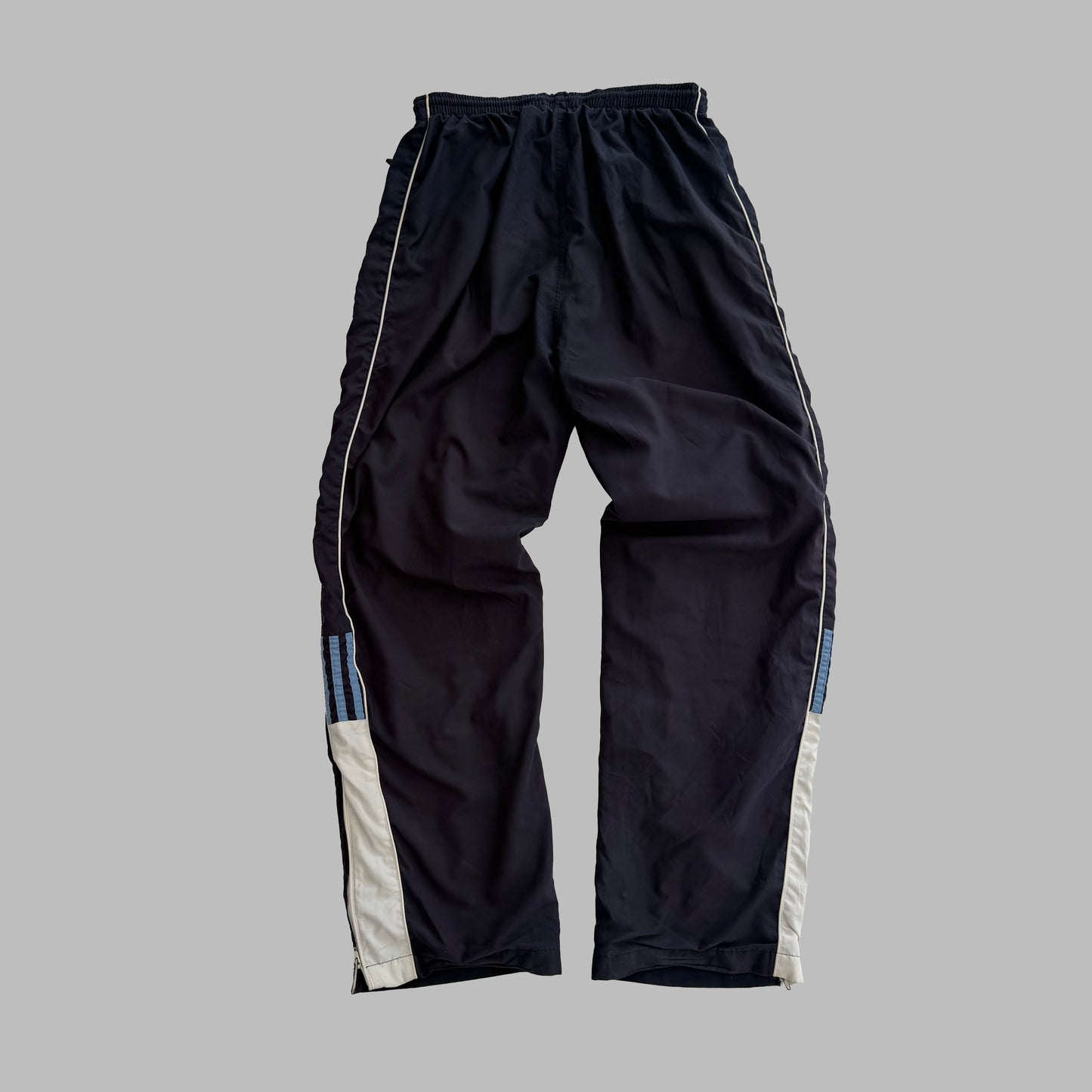 90s Adidas Equipment Striped Baggy Track Pants - M