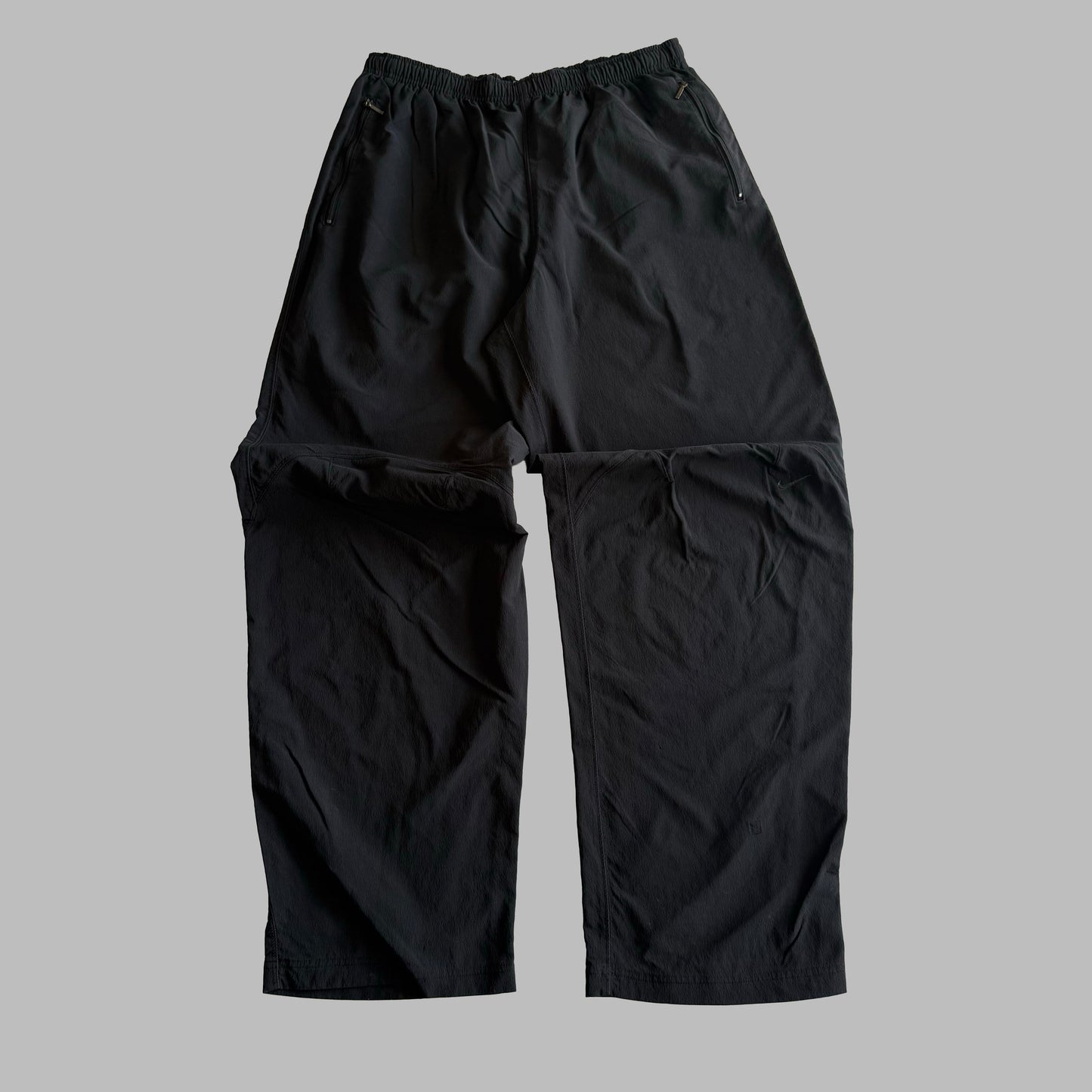 00s Nike Wide Leg Track Pants - Large