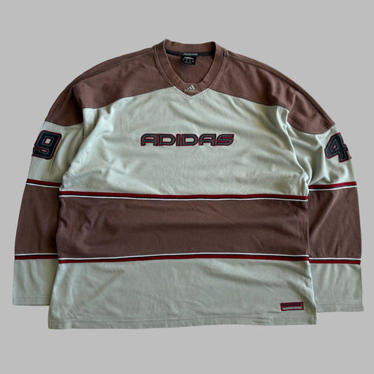 Adidas Panelled Long Sleeve - XL
