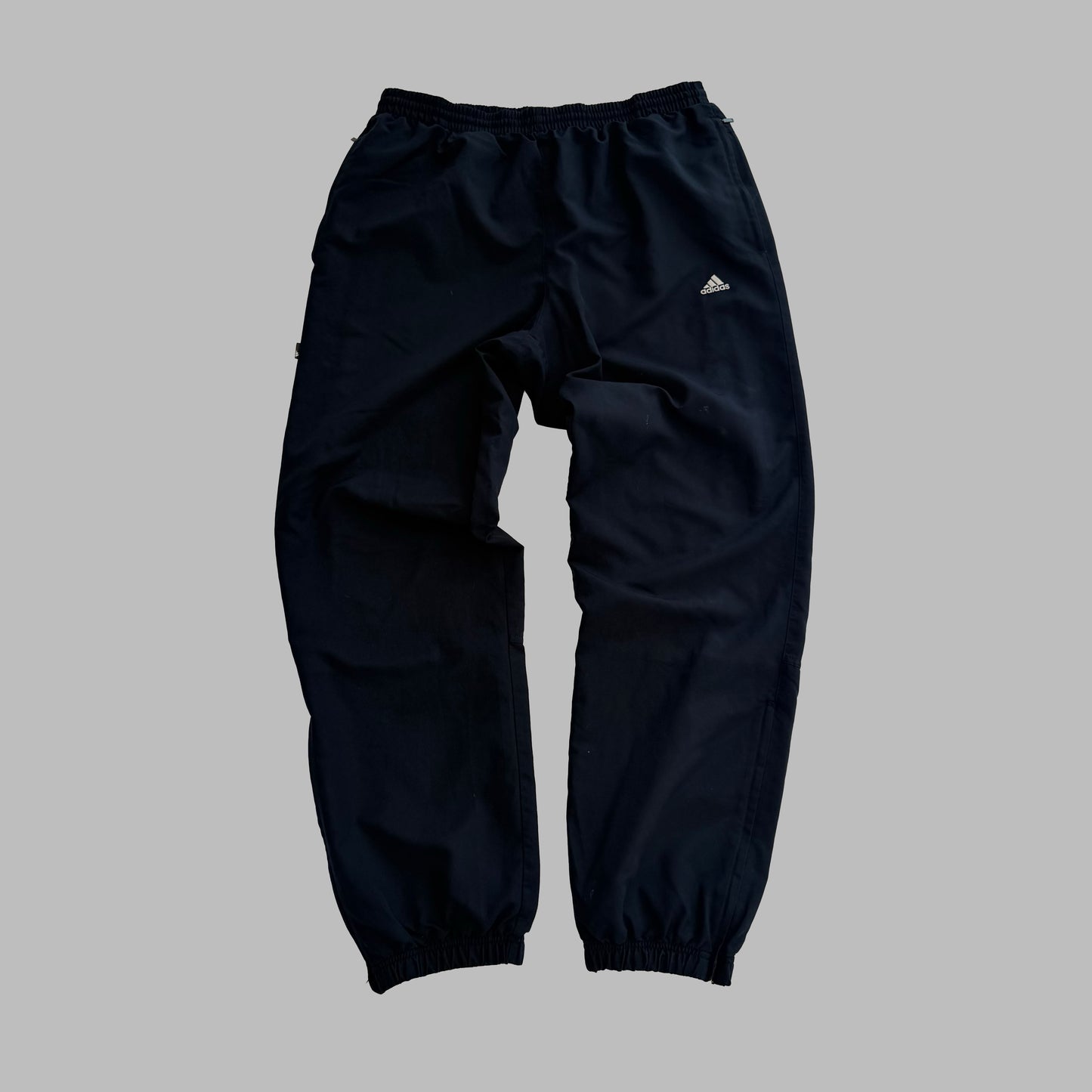 Y2K Adidas Baggy Classic Track Pants - L