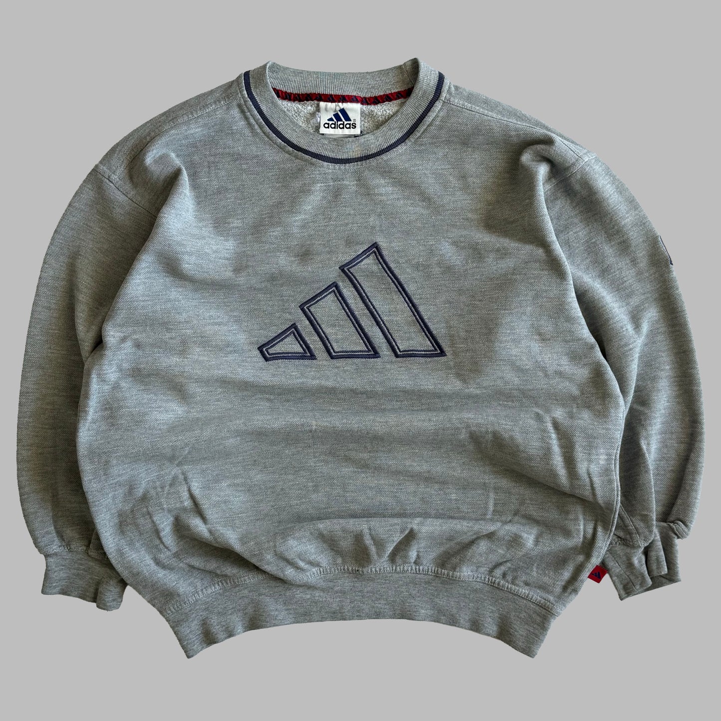Adidas Embroidered Sweatshirt - Small