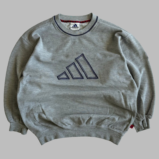 Adidas Embroidered Sweatshirt - Small