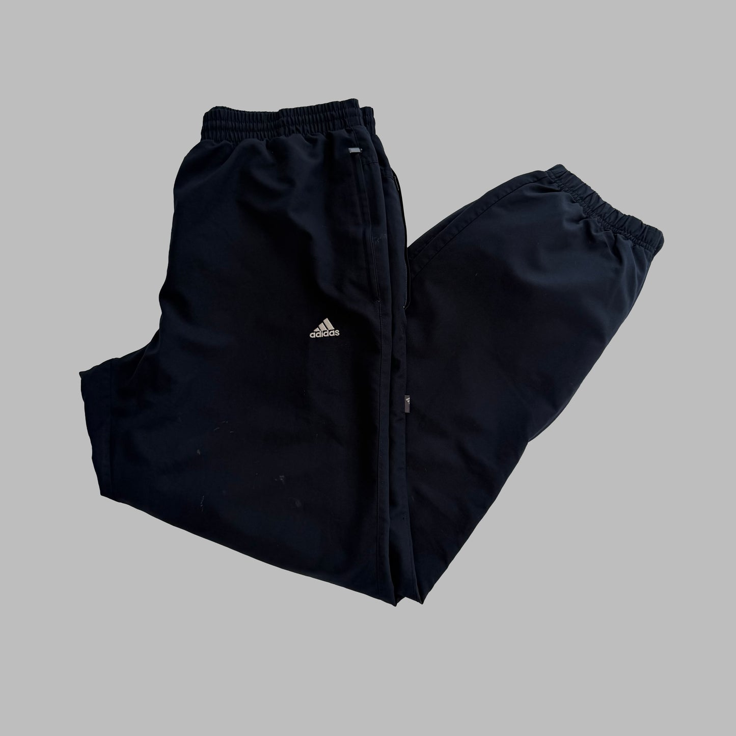 Y2K Adidas Baggy Classic Track Pants - L