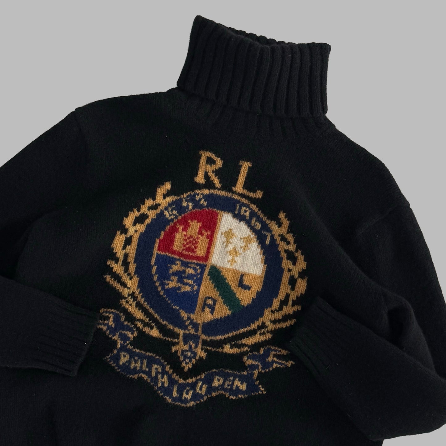 Polo Ralph Lauren Crest Knit Sweater - L