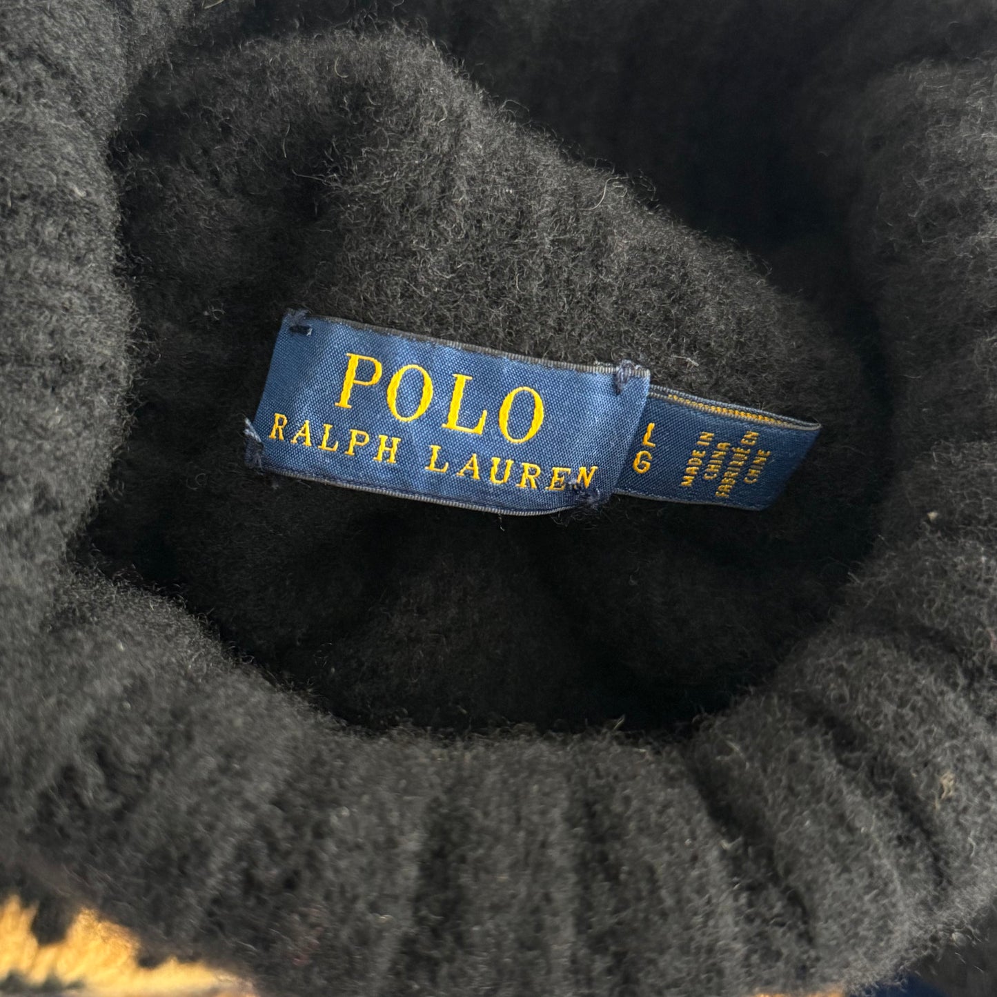 Polo Ralph Lauren Crest Knit Sweater - L