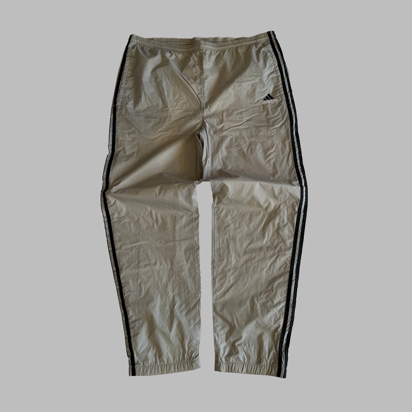 90s Adidas Three StripeBaggy Track Pants- XL