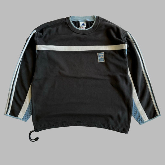 Adidas Striped Sweatshirt - Large