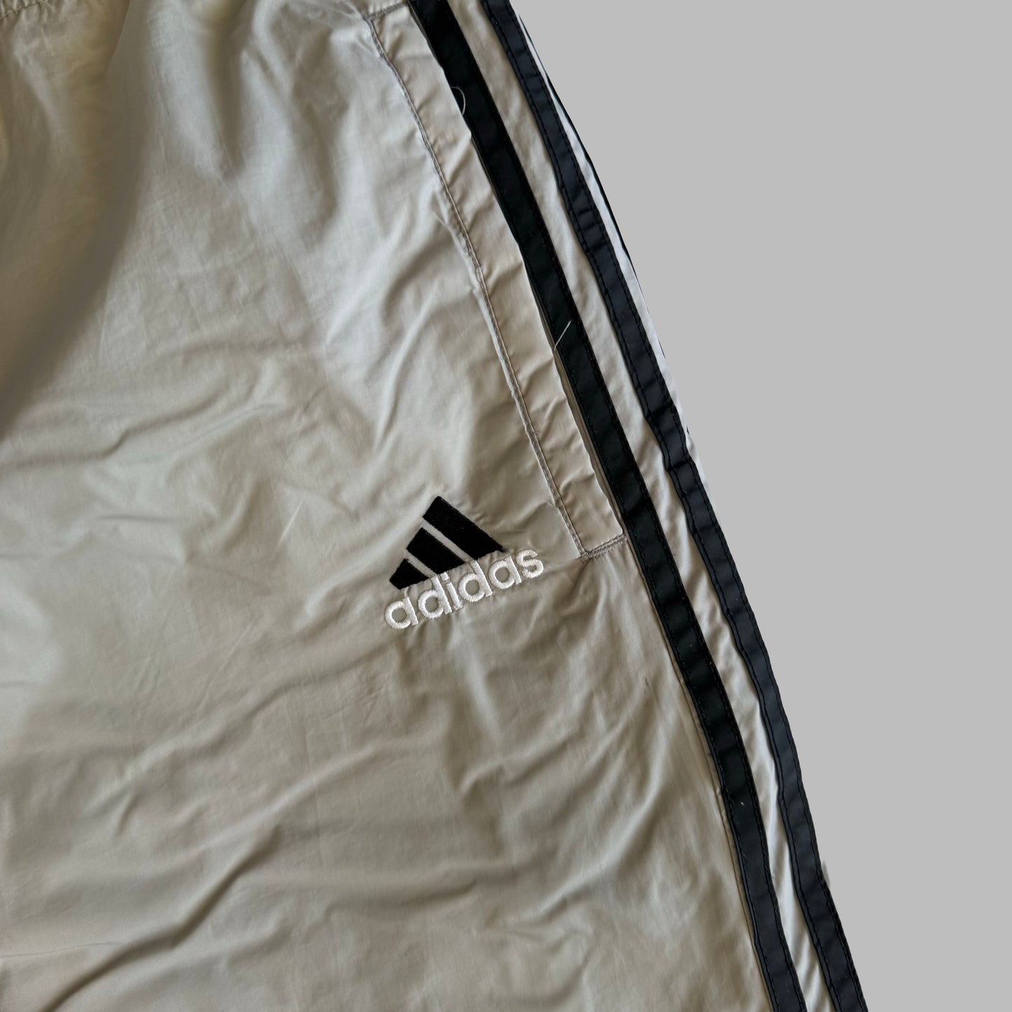 90s Adidas Three StripeBaggy Track Pants- XL