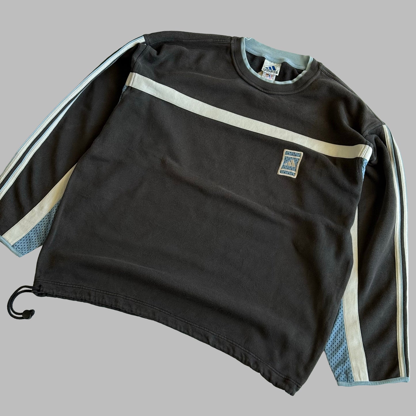 Adidas Striped Sweatshirt - Large