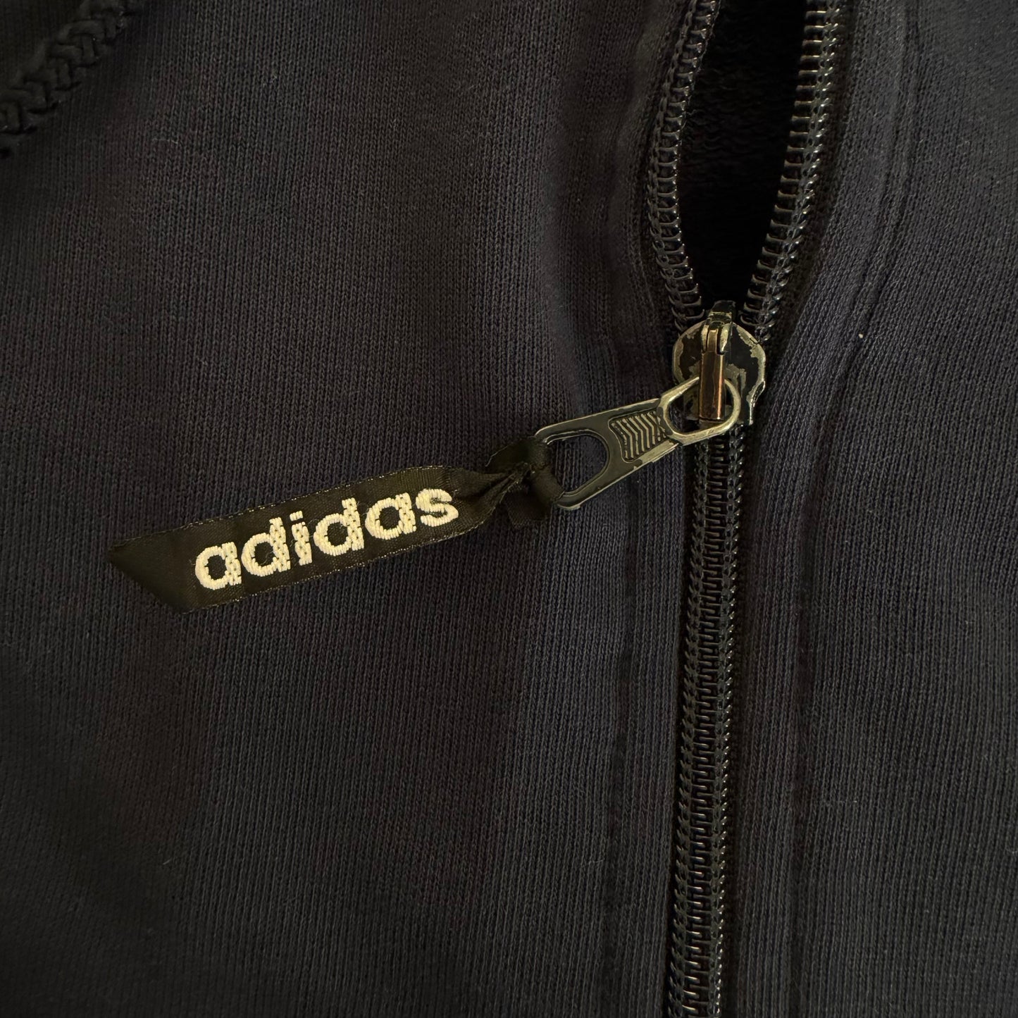 Y2K Adidas Three Stripe Hoodie - XL