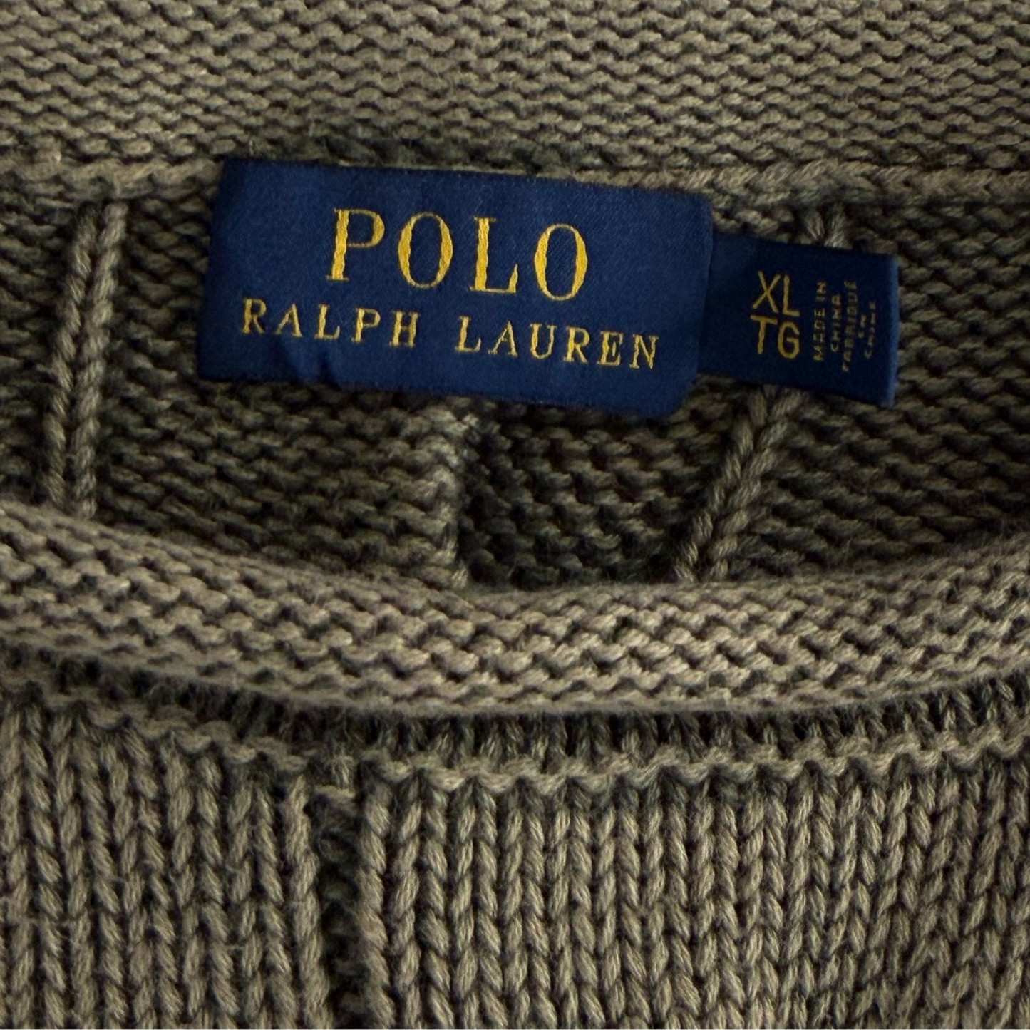Polo Ralph Lauren Patch Military Heavy Knit - XL