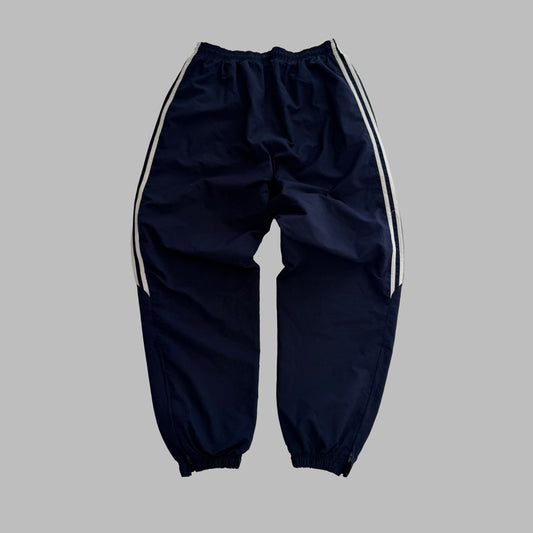 90s Adidas Baggy Three Stripe Track Pants - M