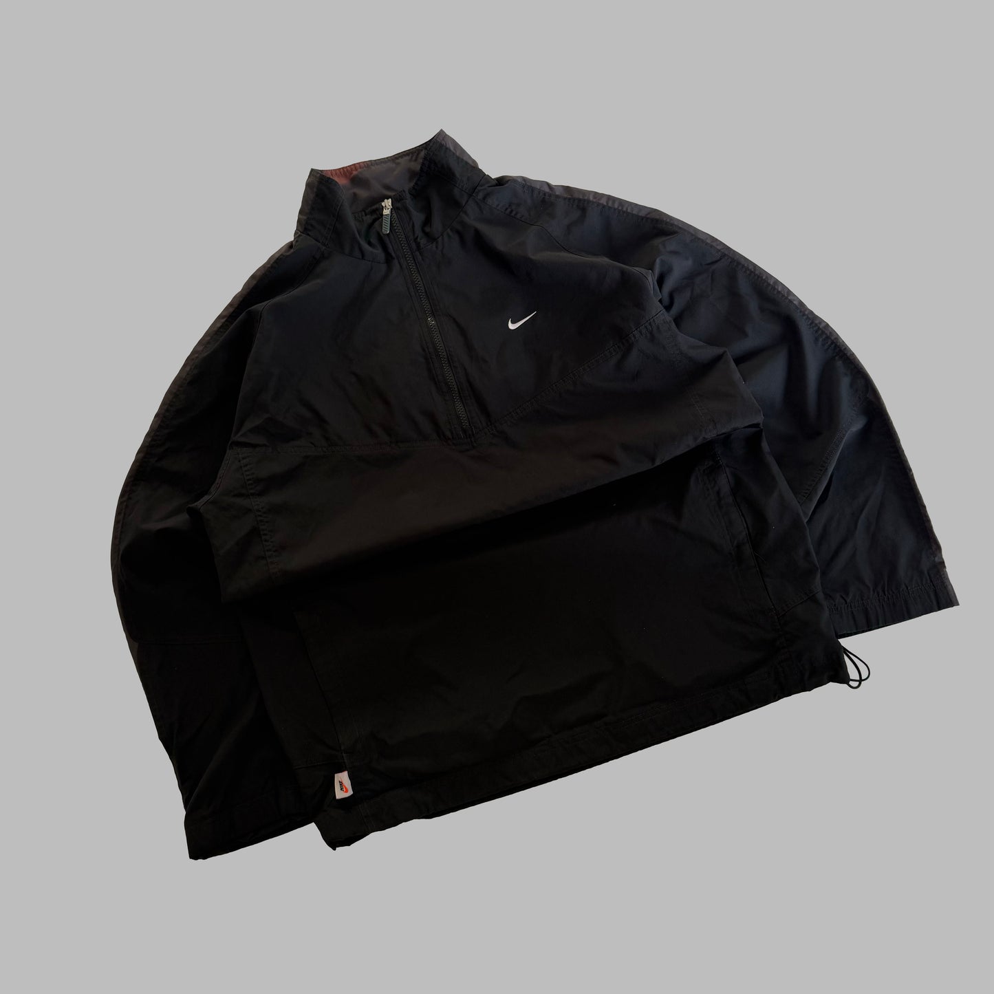 Y2K Nike Single Swoosh Half Zip Anorak - L