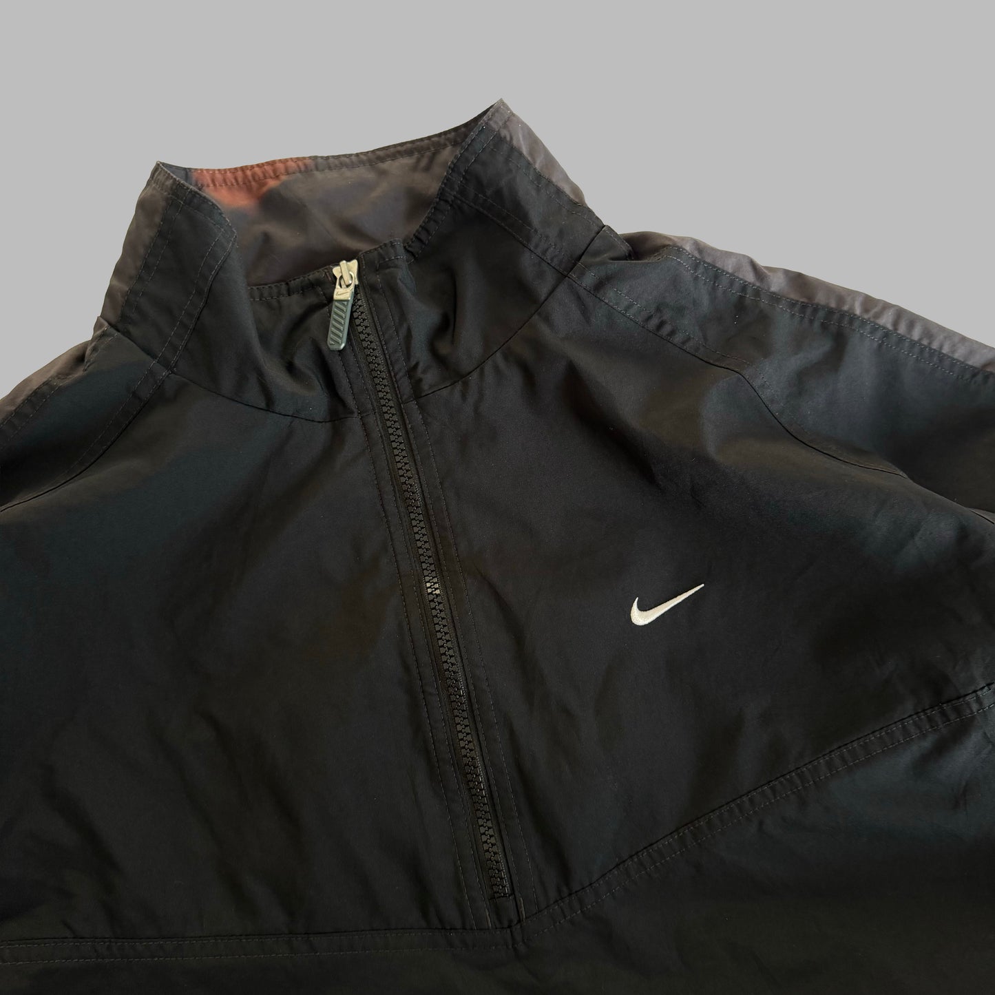 Y2K Nike Single Swoosh Half Zip Anorak - L