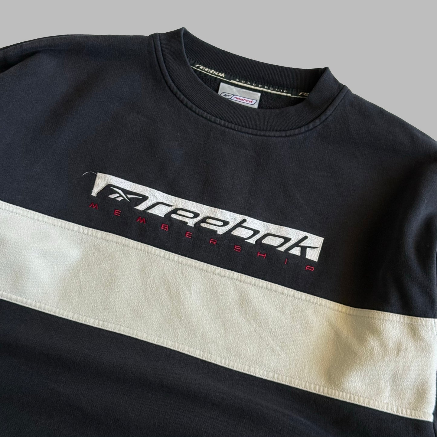 90s Reebok Embroidered Sweatshirt - Medium