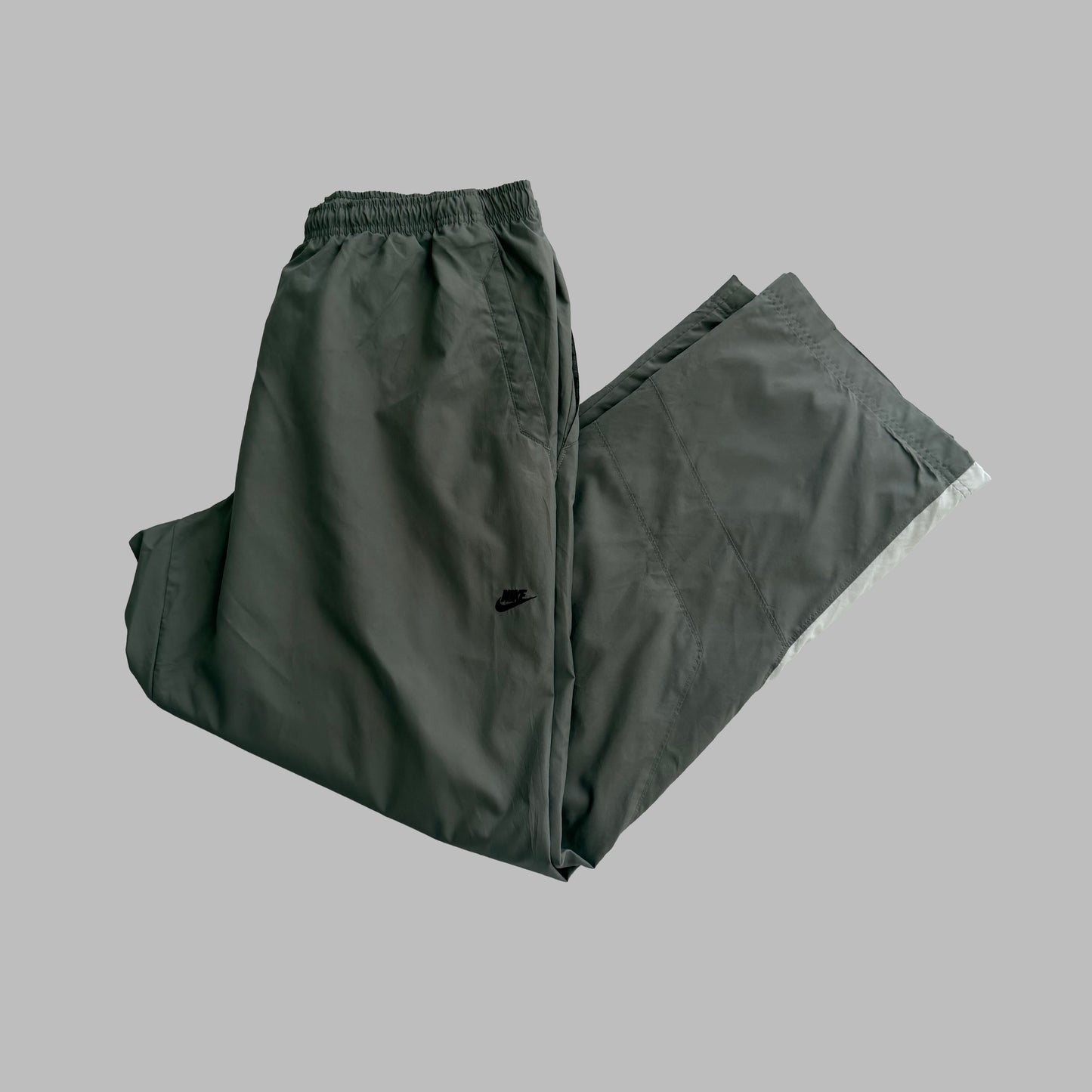 Y2K Nike Wide Leg Track Pants - L