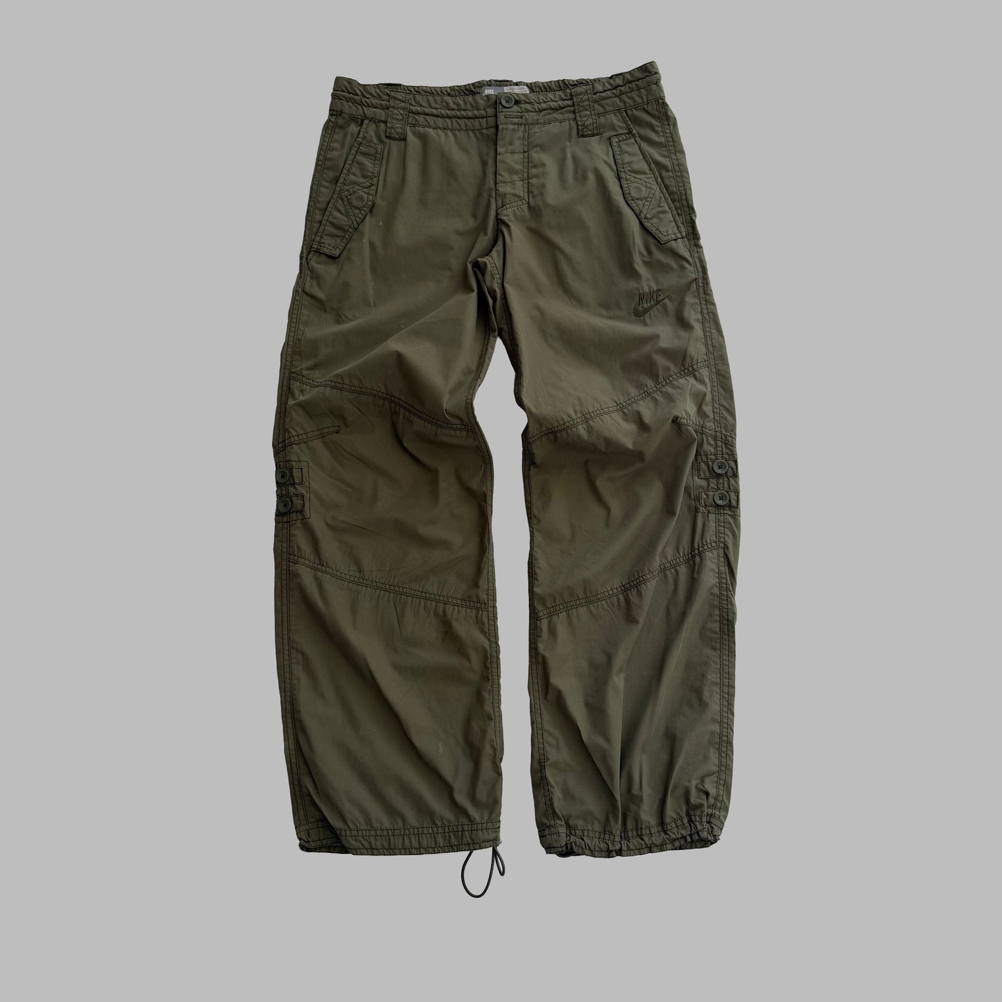 Y2K Nike Baggy Track Pants - M