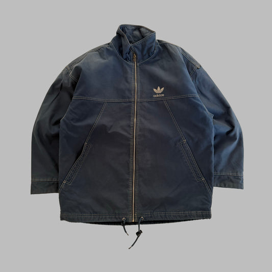 Y2K Adidas Padded Canvas Jacket - XL