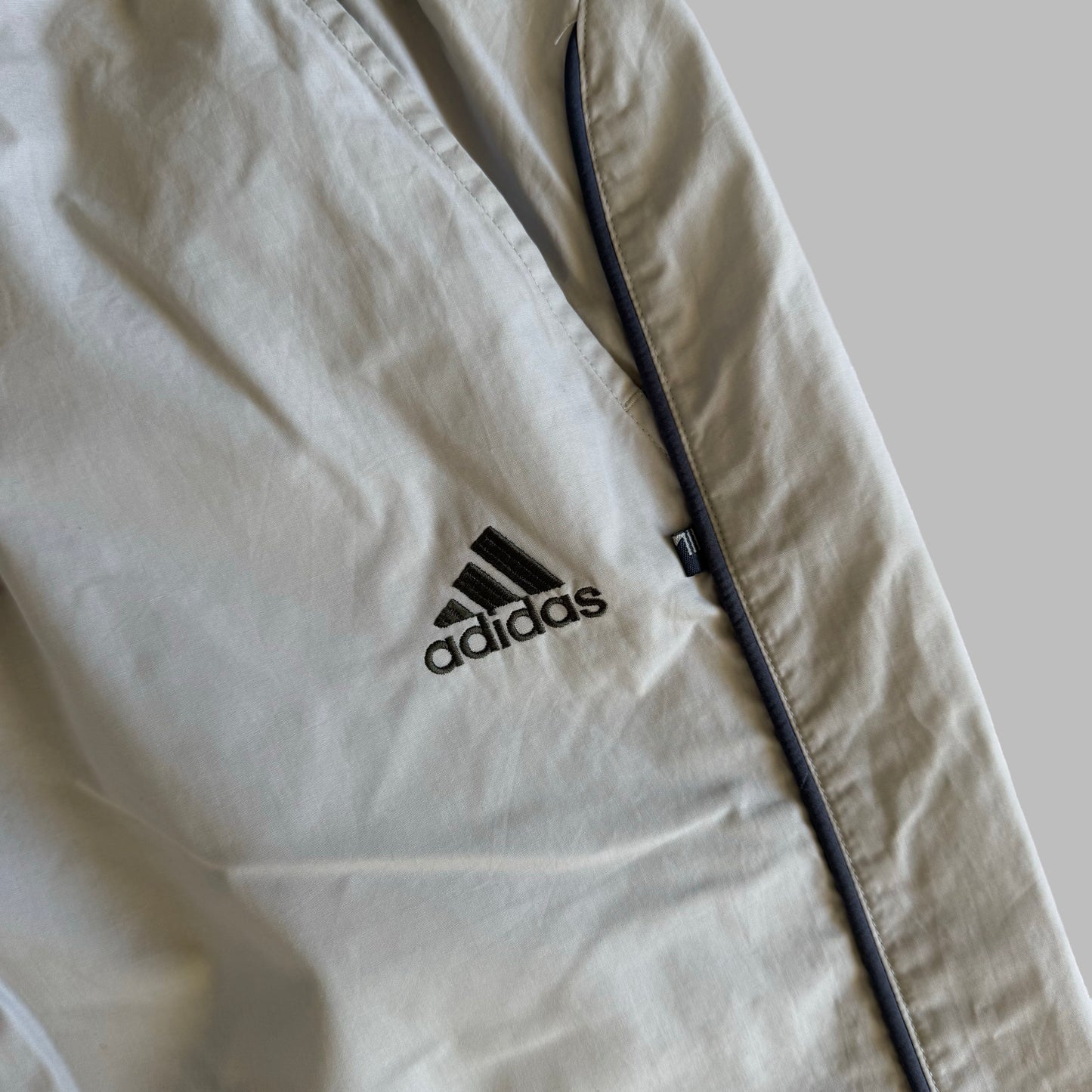 Y2K Adidas Striped Convertible Track Pants - M