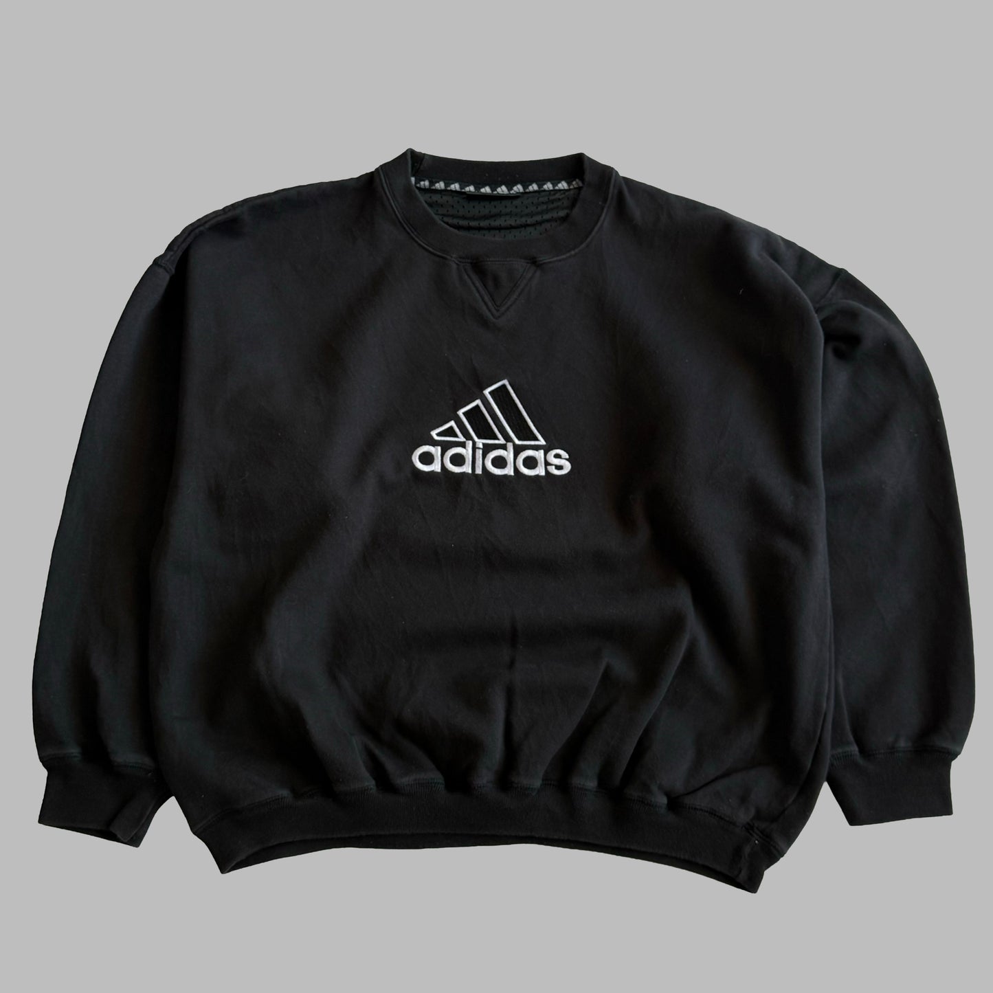 Adidas Embroidered Sweatshirt - Large