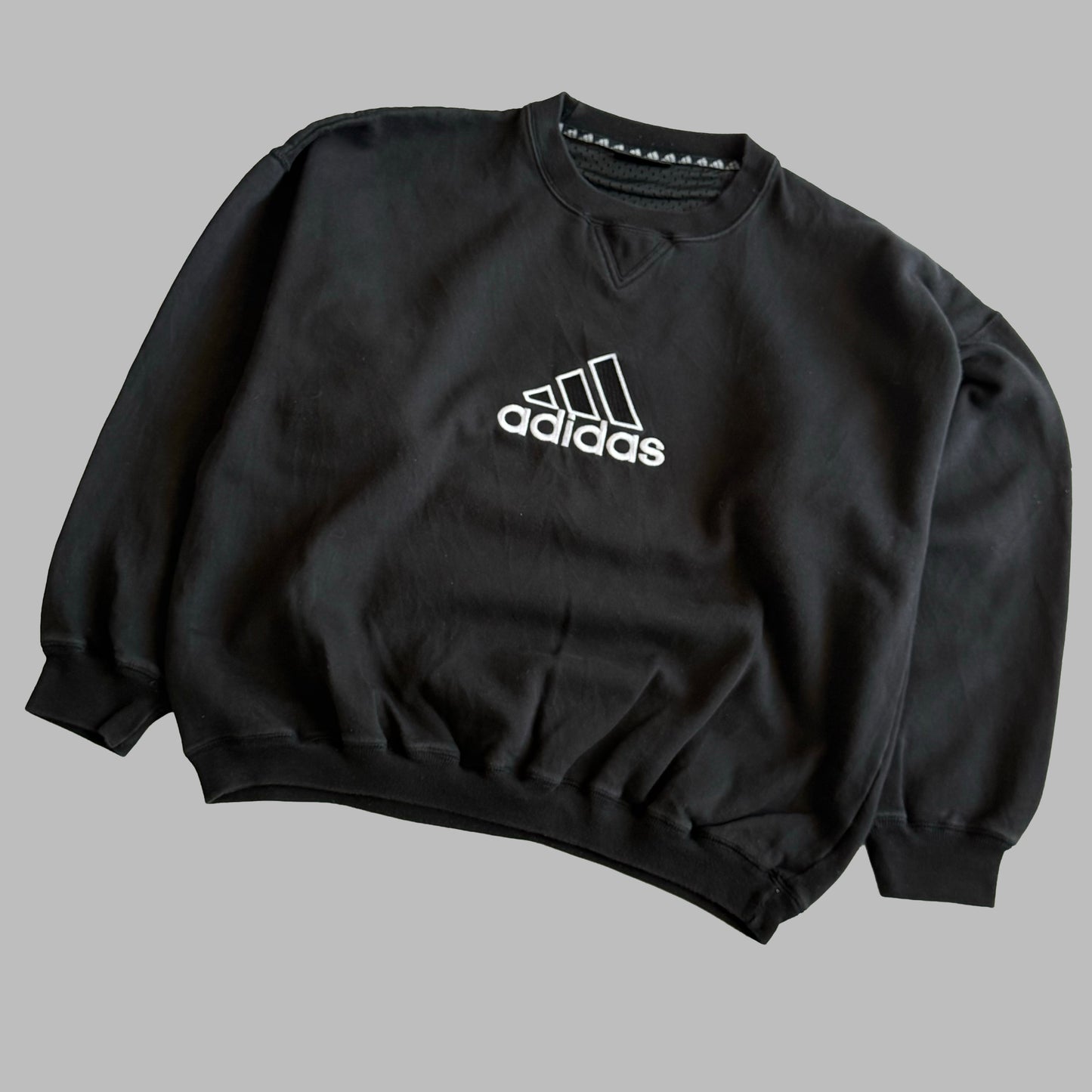 Adidas Embroidered Sweatshirt - Large