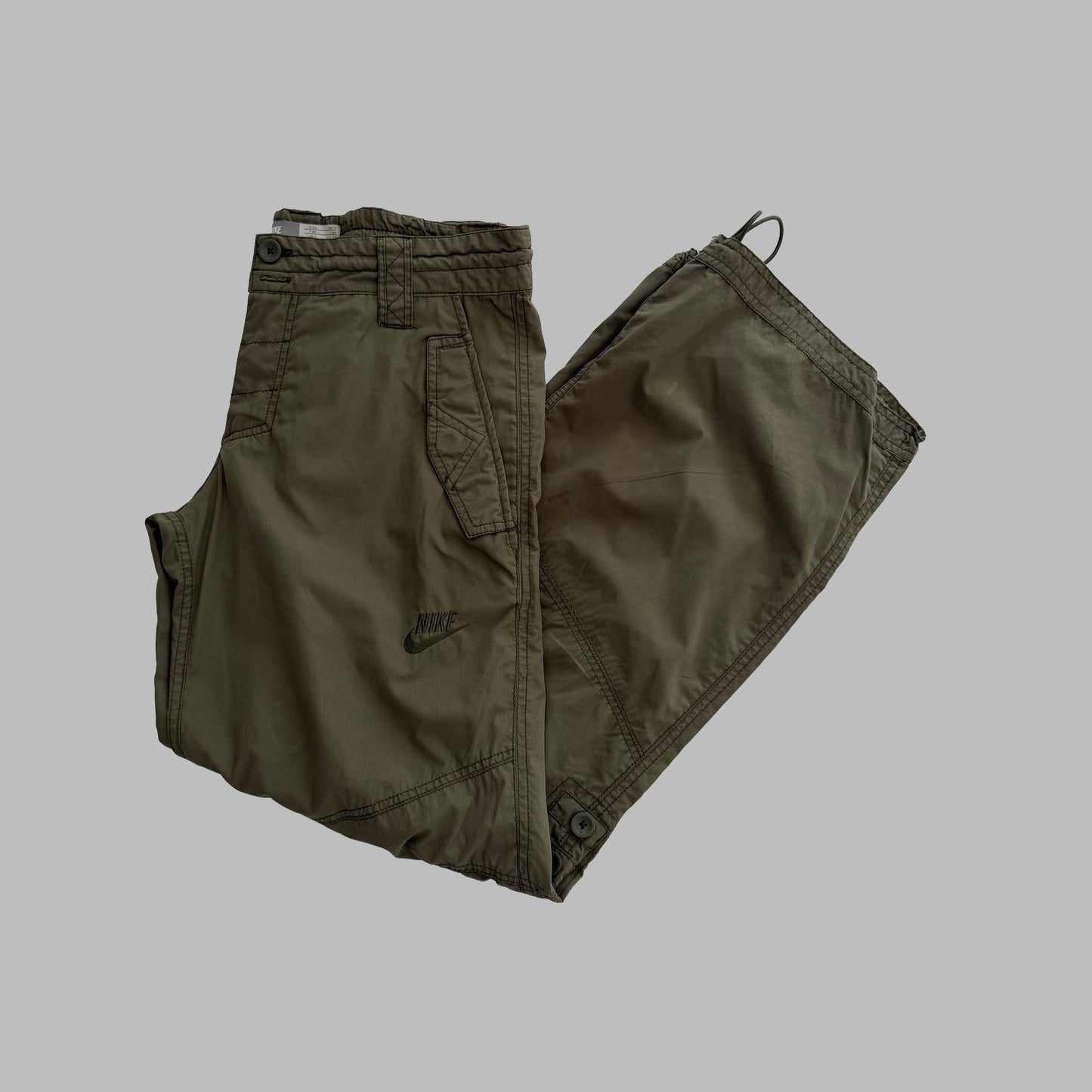 Y2K Nike Baggy Track Pants - M