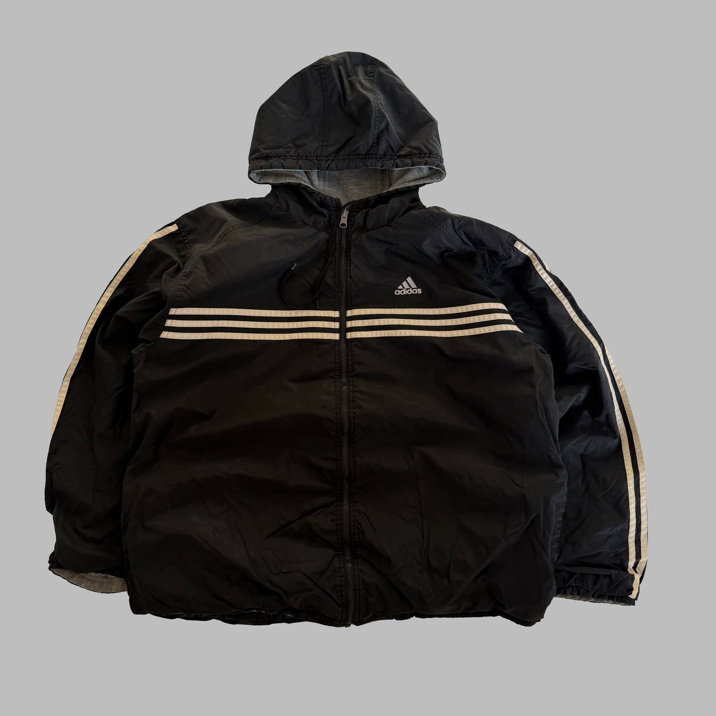 90s Adidas Reversible Insulated Jacket - M