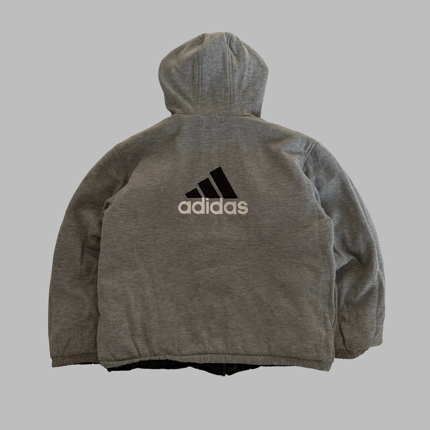 90s Adidas Reversible Insulated Jacket - M