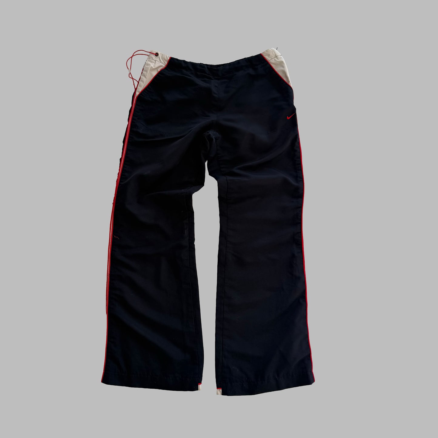Y2K Nike Wide Leg Striped Track Pants - XL