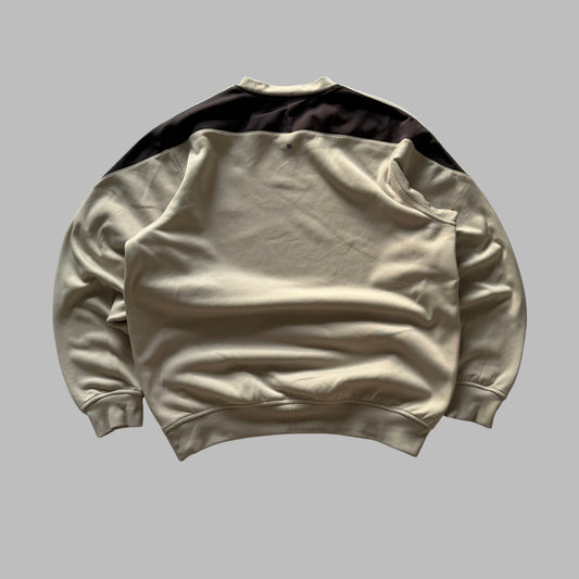 Y2K Adidas Three Stripe Sweatshirt - M