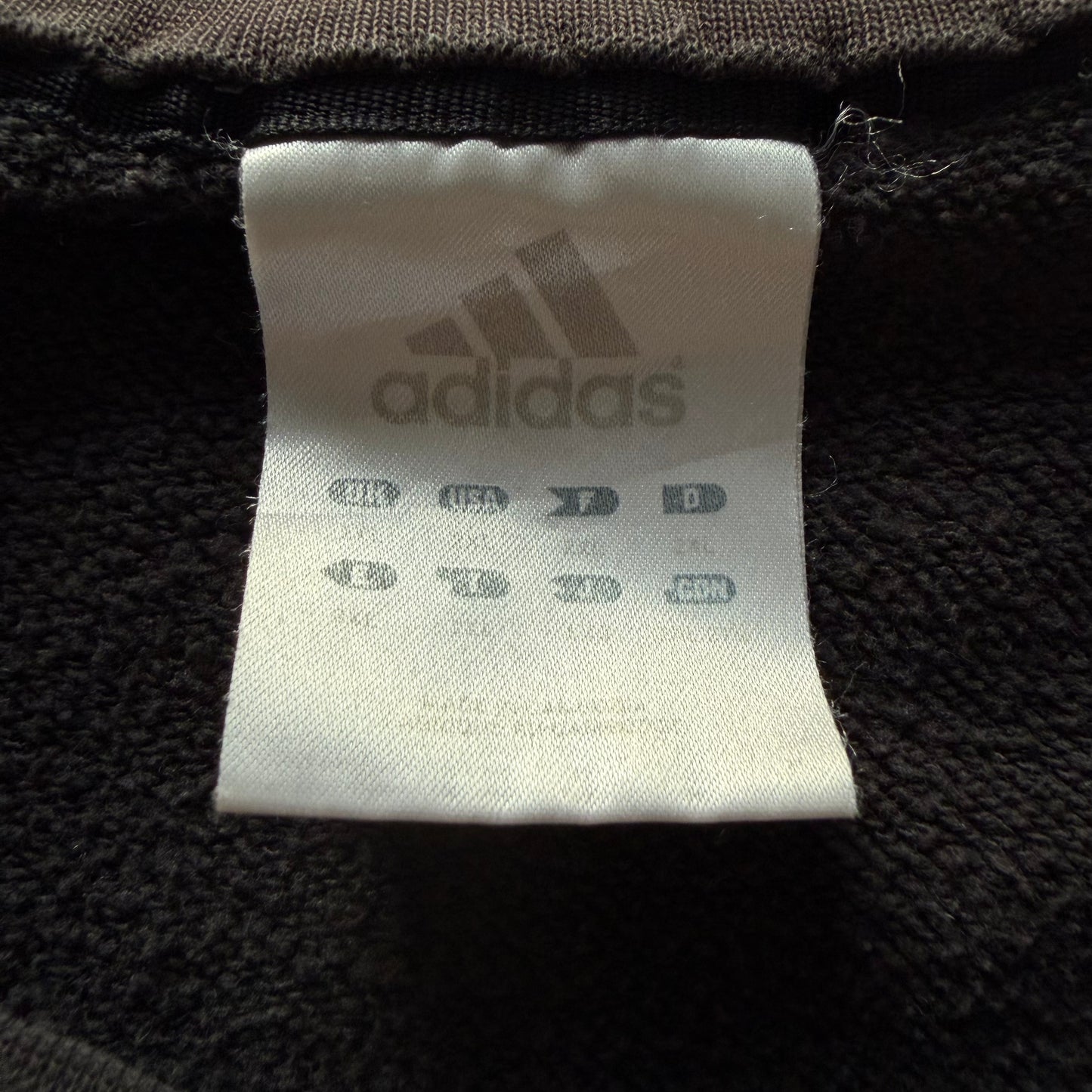 Y2K Adidas Panelled Three Stripe Sweatshirt - XXL