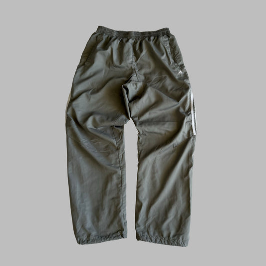 Y2K Adidas Three Stripe baggy Track Pants - S
