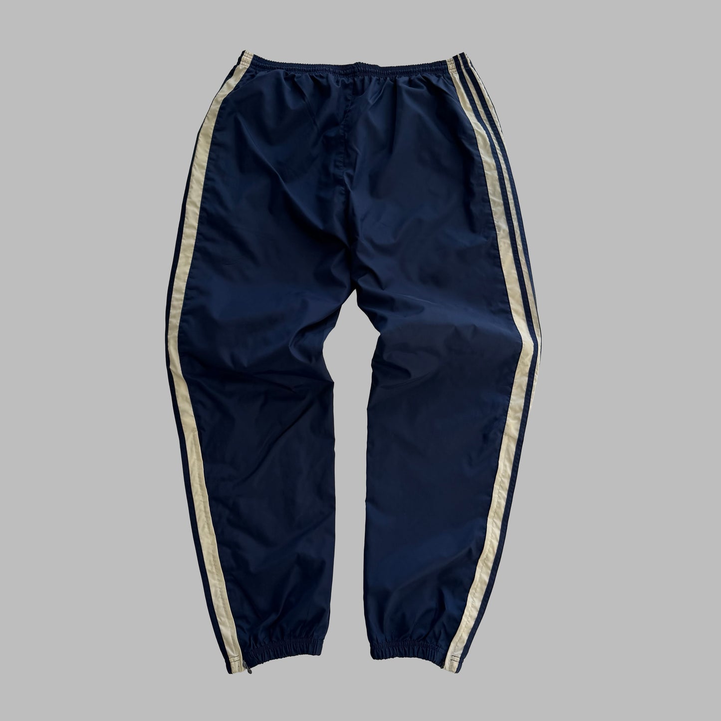 90s Adidas Baggy Three Stripe Track Pants - XL