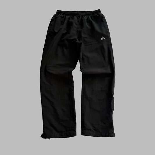Y2K Adidas Minimal Wide Leg Track Pants - M
