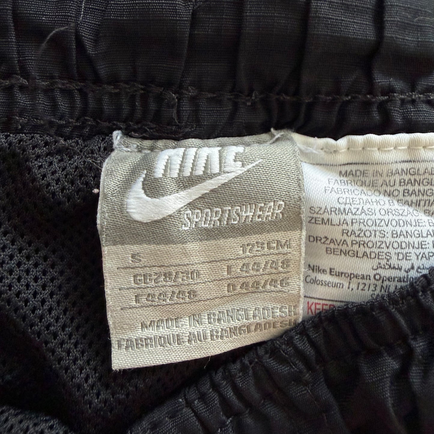 Y2K Nike Wide Leg Cargo Track Pants - S