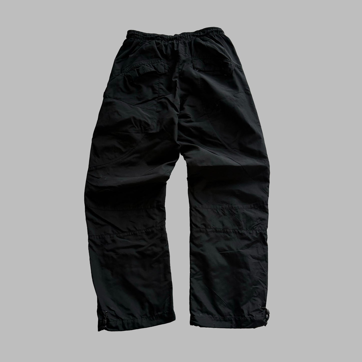 Y2K Nike Wide Leg Cargo Track Pants - S