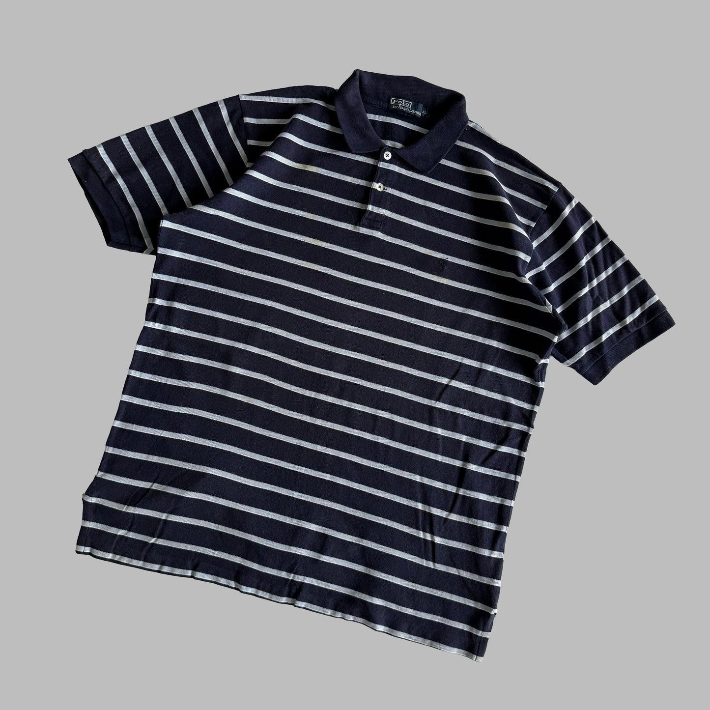 Ralph Lauren Striped Polo Shirt - X-Large