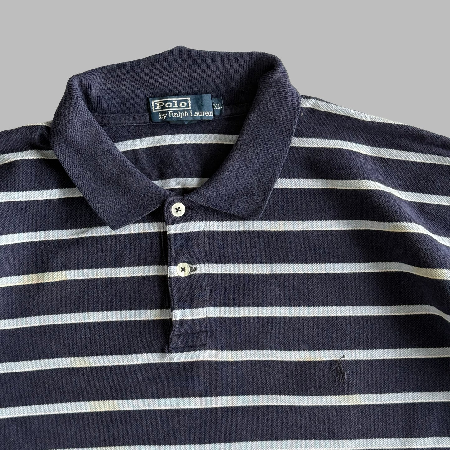 Ralph Lauren Striped Polo Shirt - X-Large