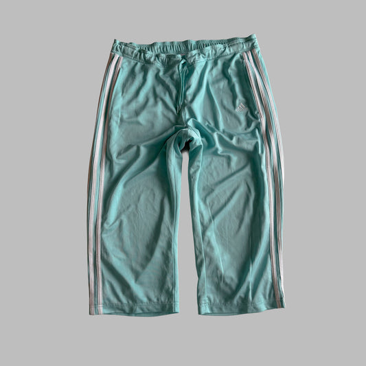 Y2K Adidas Three Stripe Capris - M