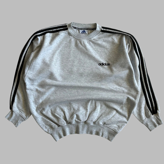 Adidas Three Stripe Sweatshirt - Medium