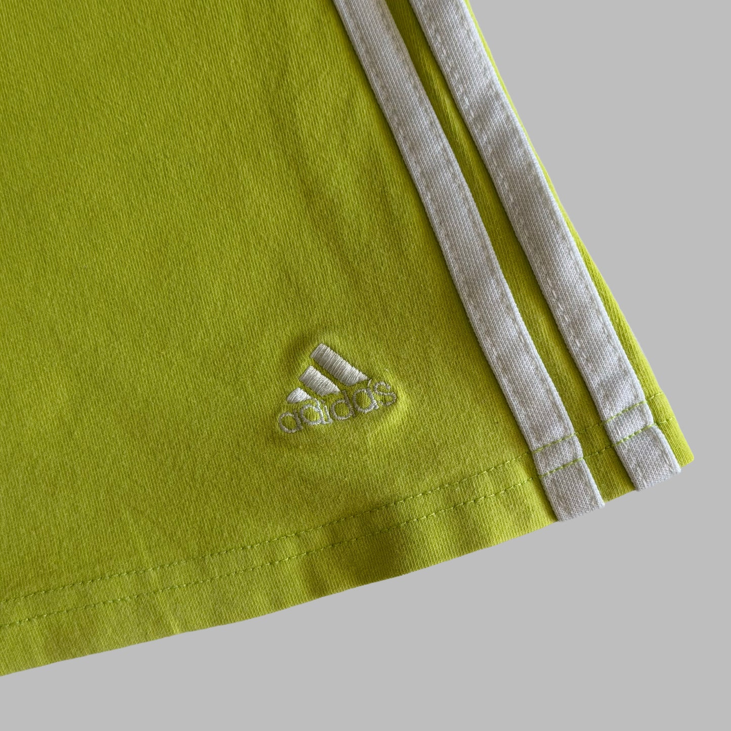 Y2K Adidas Three Stripe Activewear Tank - S