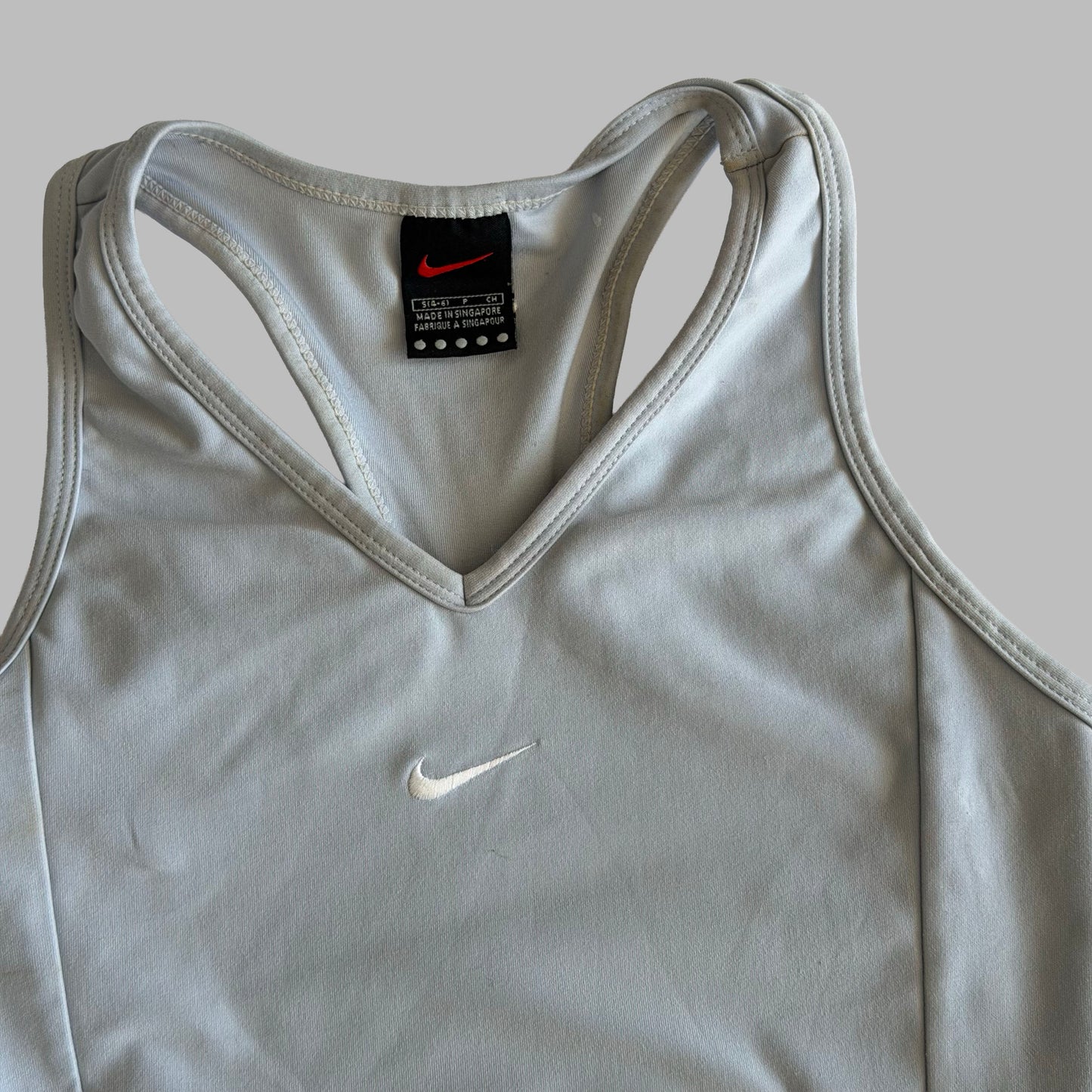 90s Nike Centre Swoosh Activewear Tank - S