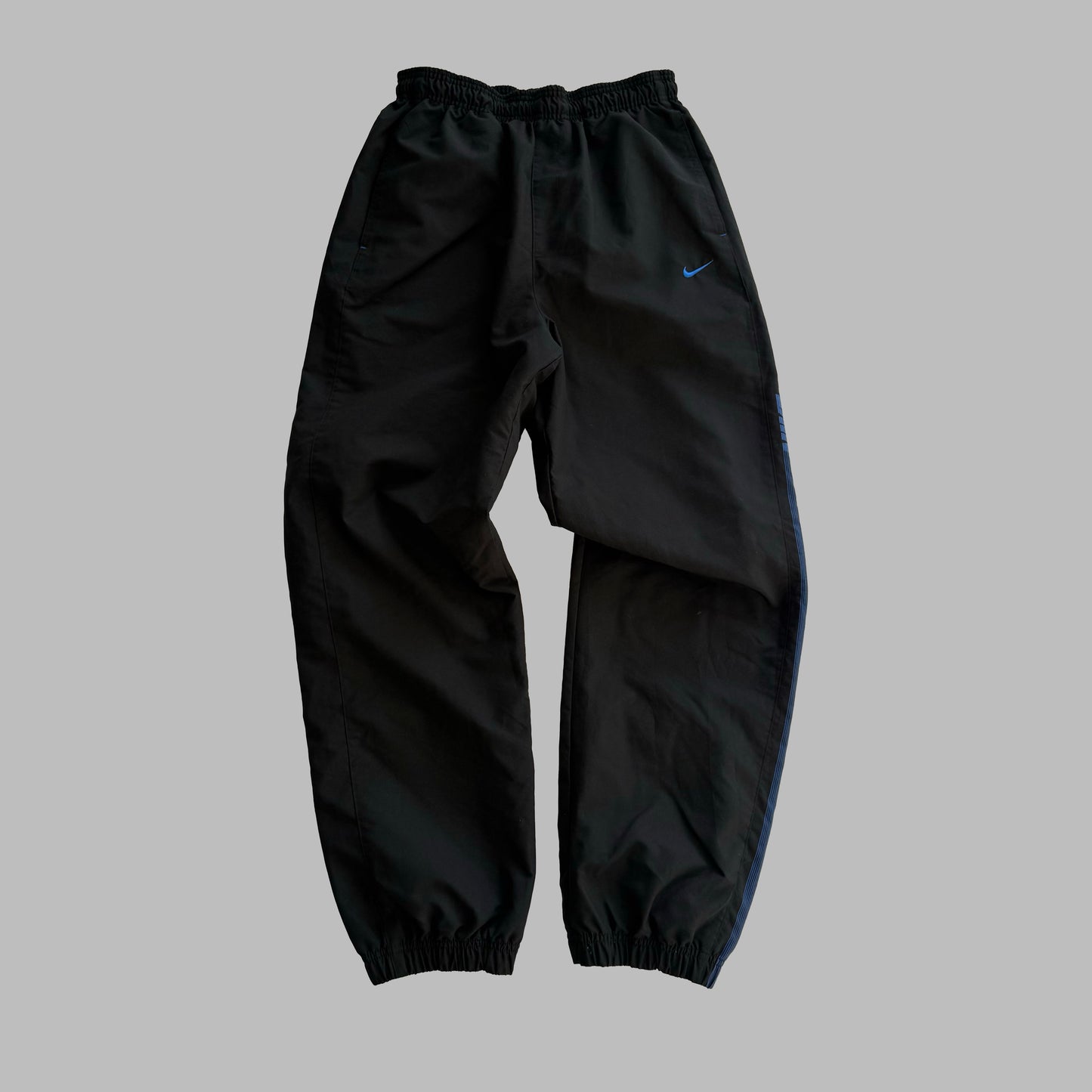 Y2K Nike Baggy Striped Track Pants - S