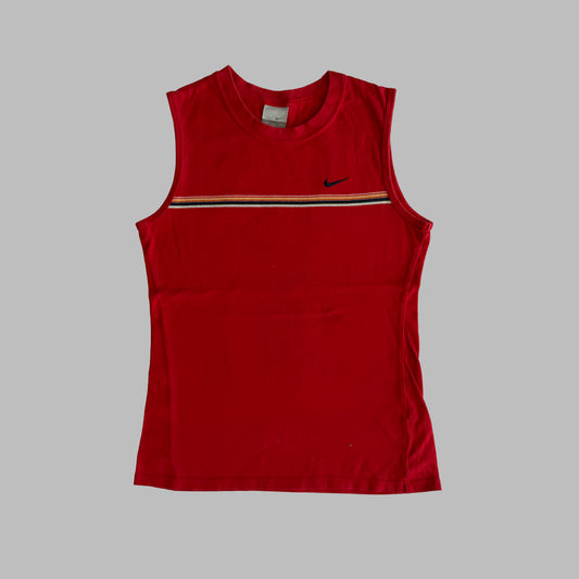 Y2K Nike Striped Tank - M