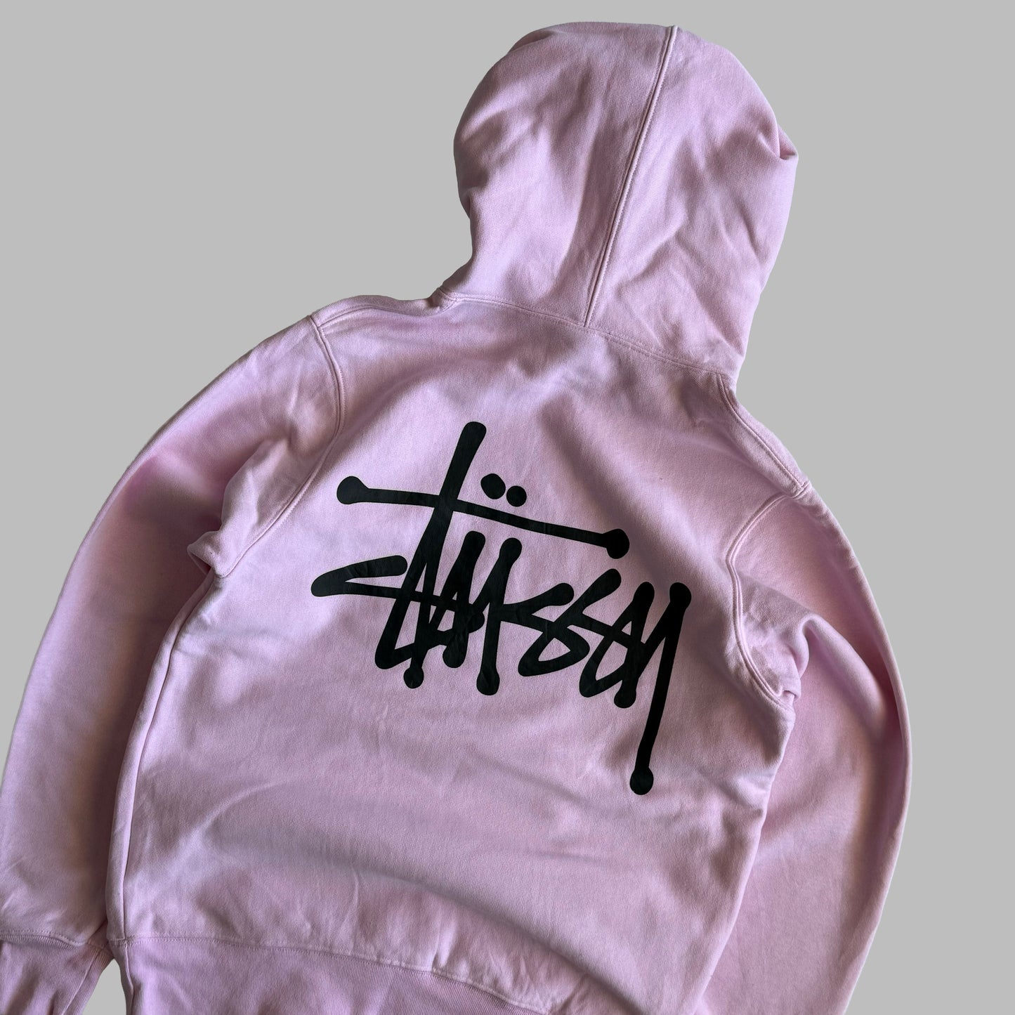 Stussy Spell Out Hoodie - Medium