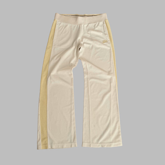 Y2K Nike Wide Leg Striped Track Pants - L
