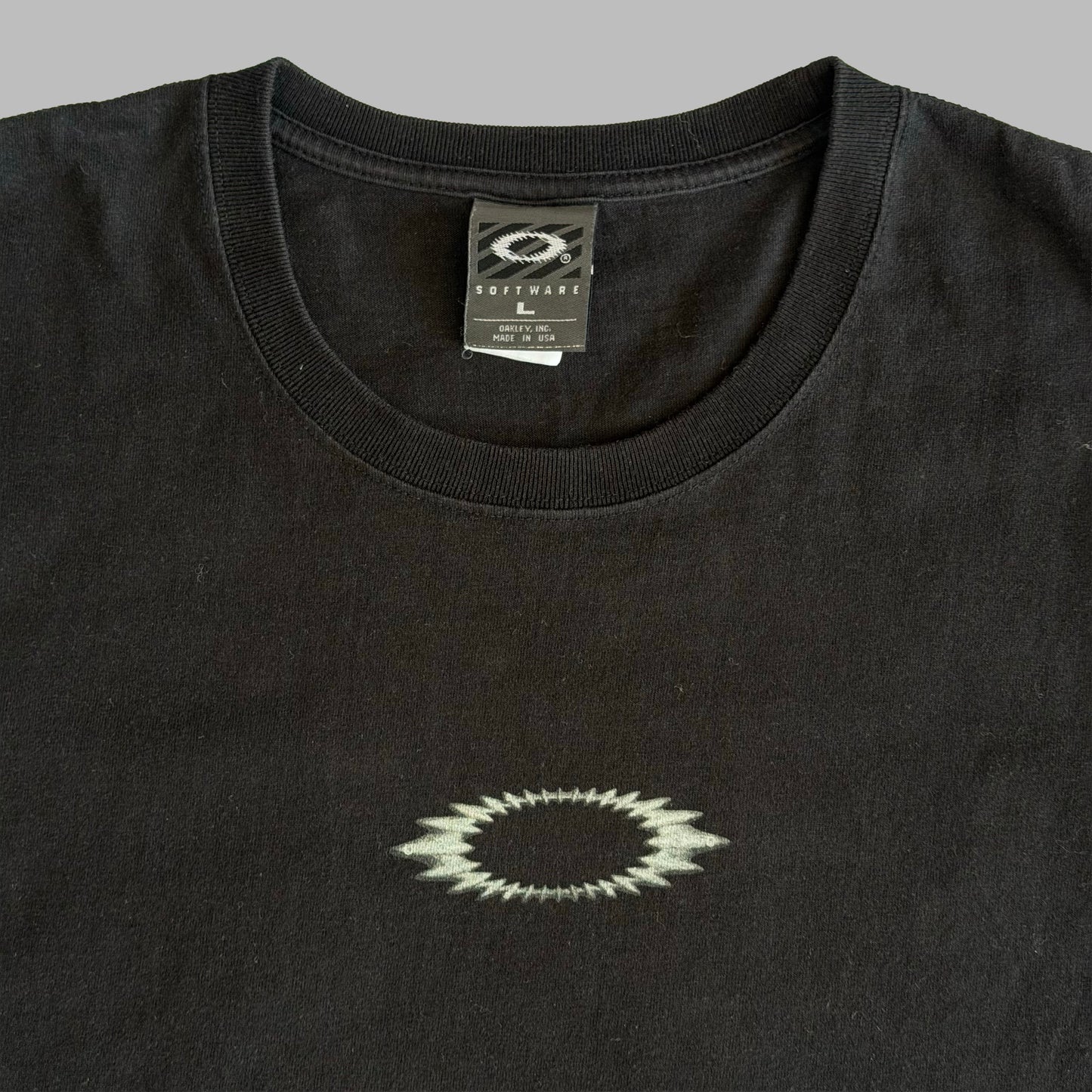 Y2K Oakley Software Ellipse  T-Shirt - L